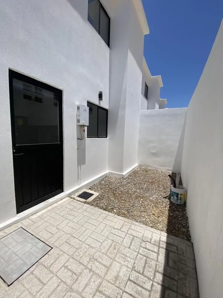 Casa en Aldea Hortus – patio trasero