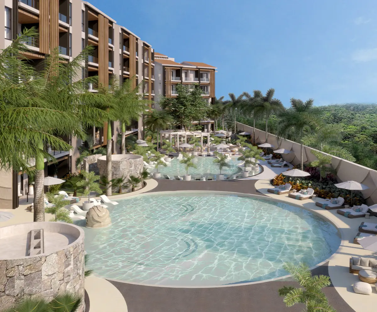Bálica – alberca tipo resort