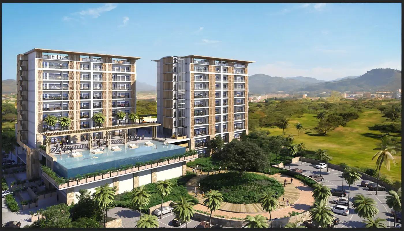 Espacio Marina & Golf – vista aérea campo de golf
