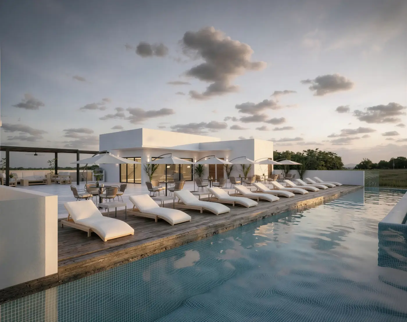 MCS Fluvial – alberca en rooftop