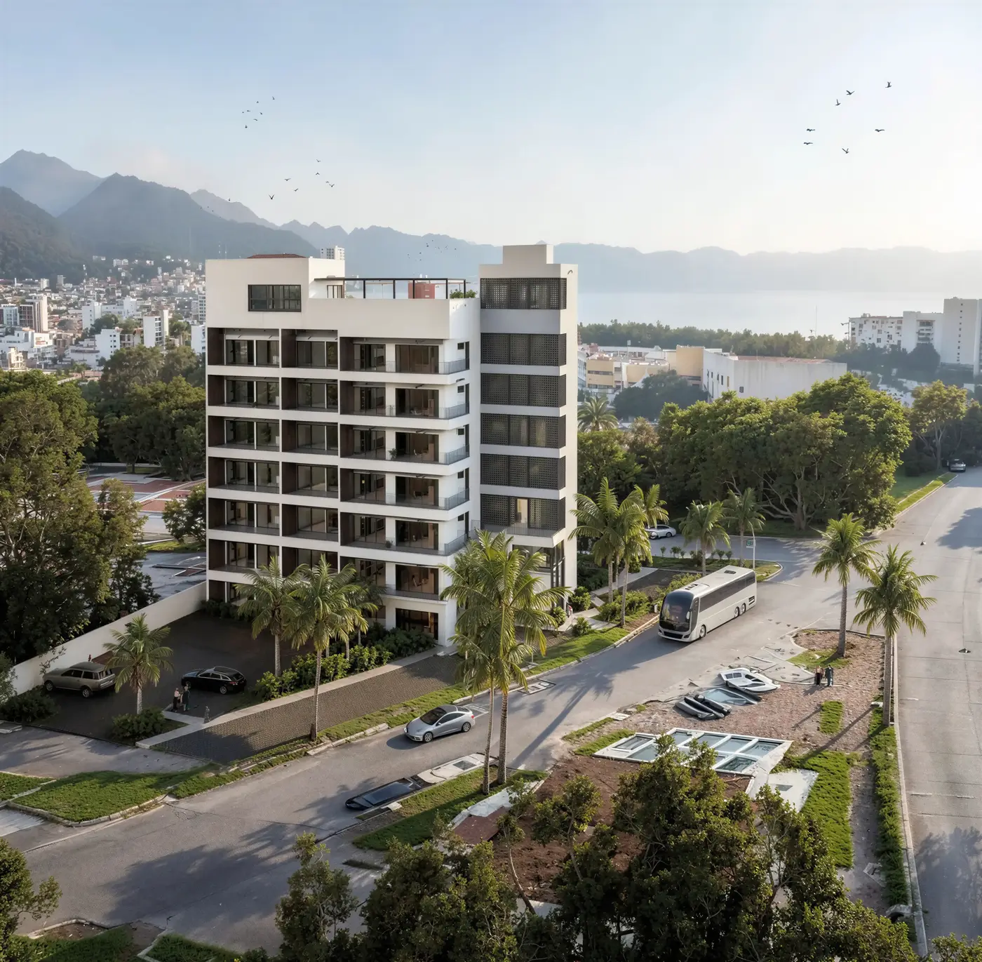 MCS Fluvial – vista aérea de la torre